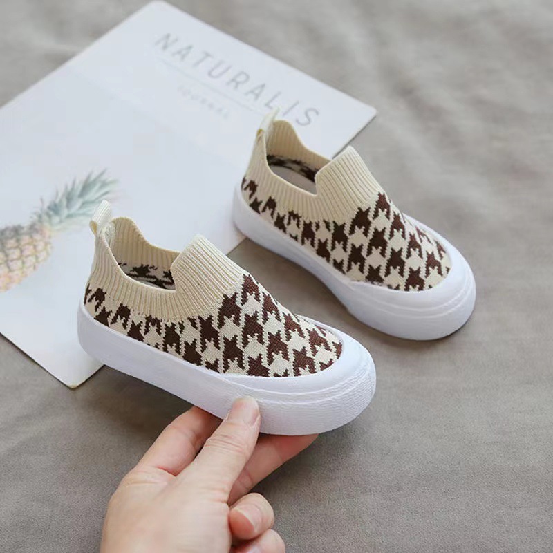 breathable casual universal children's white sneakers