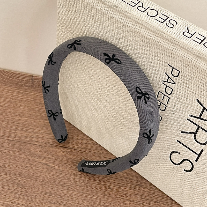 Grey arco clip de cabello de cola de caballo bolas clip de cabeza de alta sensación detrás del cerebro clip de pesca clip de cabello tocado
