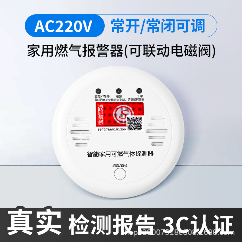 天井ガス警報器有線ガス漏れ検出器12V天然ガス警報器SG-2008卸売り|undefined