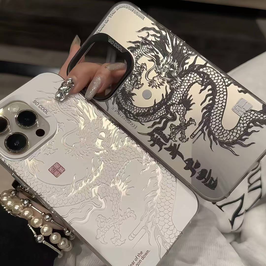 Año del dragón transfronterizo para Samsung Galaxy S25 funda para teléfono móvil Samsung S24 ULTRA comercio exterior S21