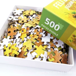 拼图、拼板;扑克、桌游牌;贺卡