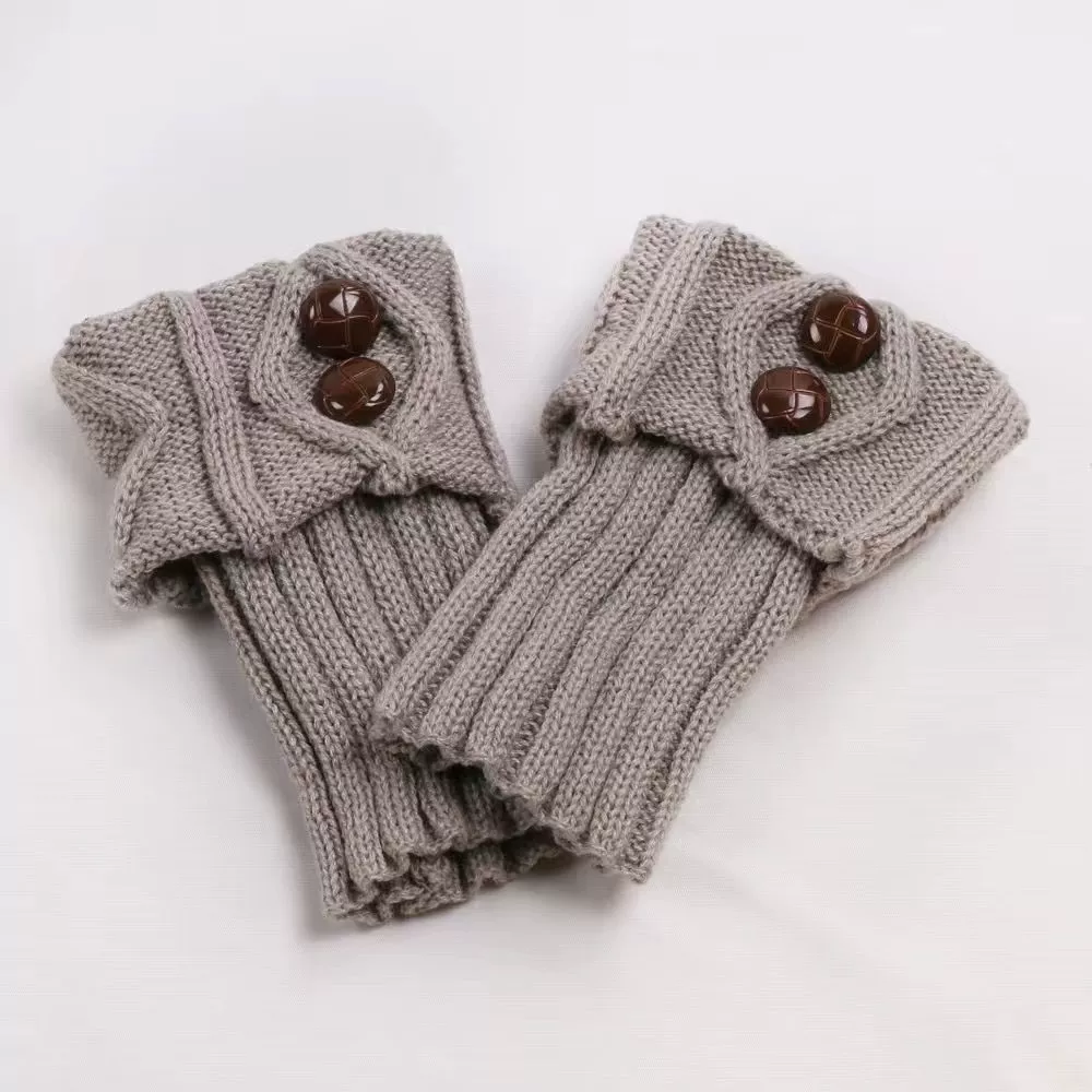 Демисезонные модные knitted шерстяные гетры для согревания, носки, корейский стиль