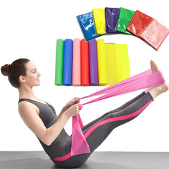Yoga resistance band tension sheet strength stretching dance tension sheet TPE fitness band latex protective sheet
