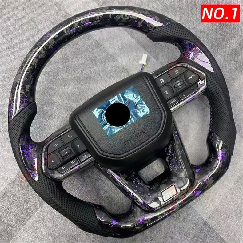 Suitable for Nx/Rx/Lx570/Gx460 Upgrade Lc Modification Gr Carbon Fiber Steering Wheel Forged Steering Wheel Old to New