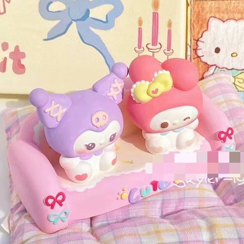 Sanrio, трехмерный милый диван, духи, ароматерапия, кукла, расписанная игрушка, новая коллекция, граффити, ручная работа
