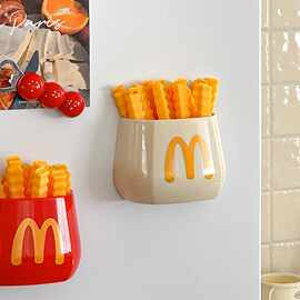 适用于冰箱夹薯条长收纳磁功能防潮密封封口夹收纳盒多功能食品家