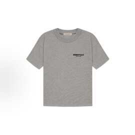 Essentials—SS22-前后植绒半袖Tee舒适百搭潮牌简约ess短袖t恤