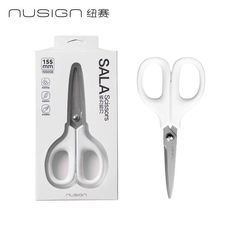 NS058 / NS059 tijeras de oficina hechas a mano tijeras de arte portátiles para estudiantes tijeras de mano