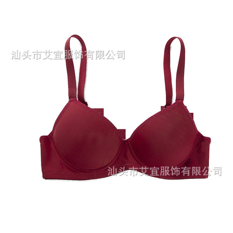 艾宜爆款跨境temu欧美女士透气内衣文胸收副乳防下垂聚拢薄文胸|undefined