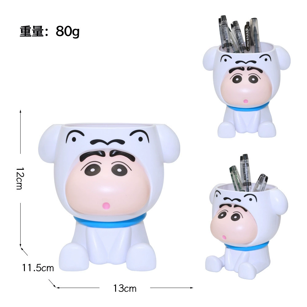 Подставка для ручек Sanrio (Kuromi / Hello Kitty), декоративный органайзер из пластика, 11,34×9,86×21,3 см