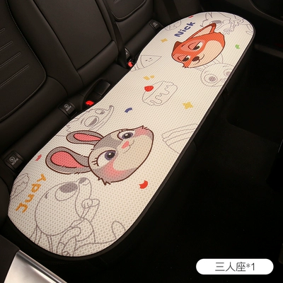 Four Seasons Universal Seat Cover | Seat cushion, seat cover - fox-nick-rabbit-police-officer-three-person-long-pads-in-the-back-row