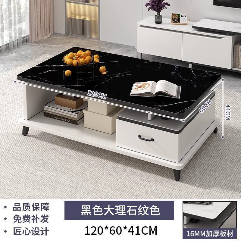 120CM 검정 대리석 + 서랍
