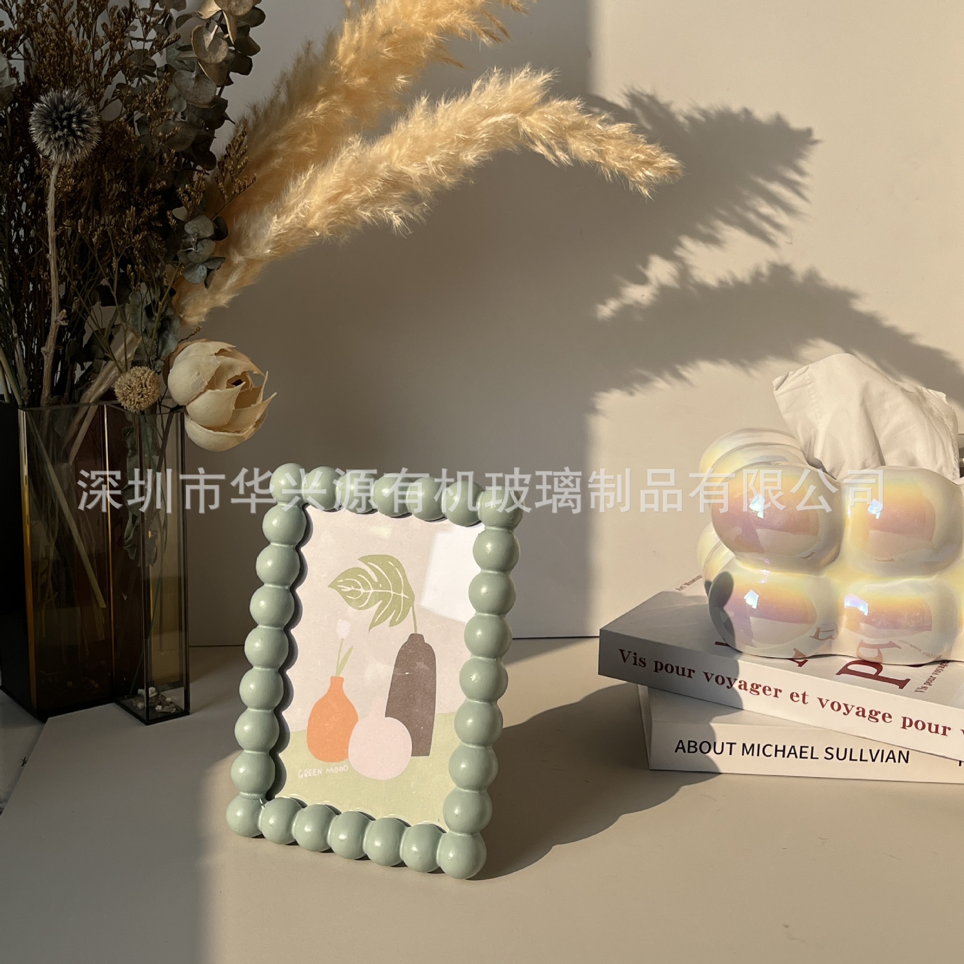 Cute marco de fotos de resina de bola 6 pulgadas / 7 pulgadas de escritorio decoración del hogar decoración artística marco de fotos decoración marco de fotos image 11