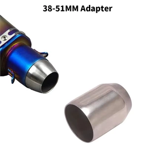 Motorcycle exhaust pipe connector plug-in type connector welded joint exhaust pipe welding head adapter 51