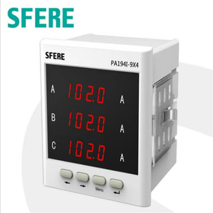 Spherion Three-Phase Ac Ammeter Fa1941-Ax1T