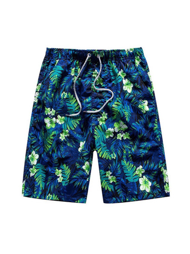 New summer beach pants, men's casual quick-drying, men's medium pants, loose XL men's 5 cents pants