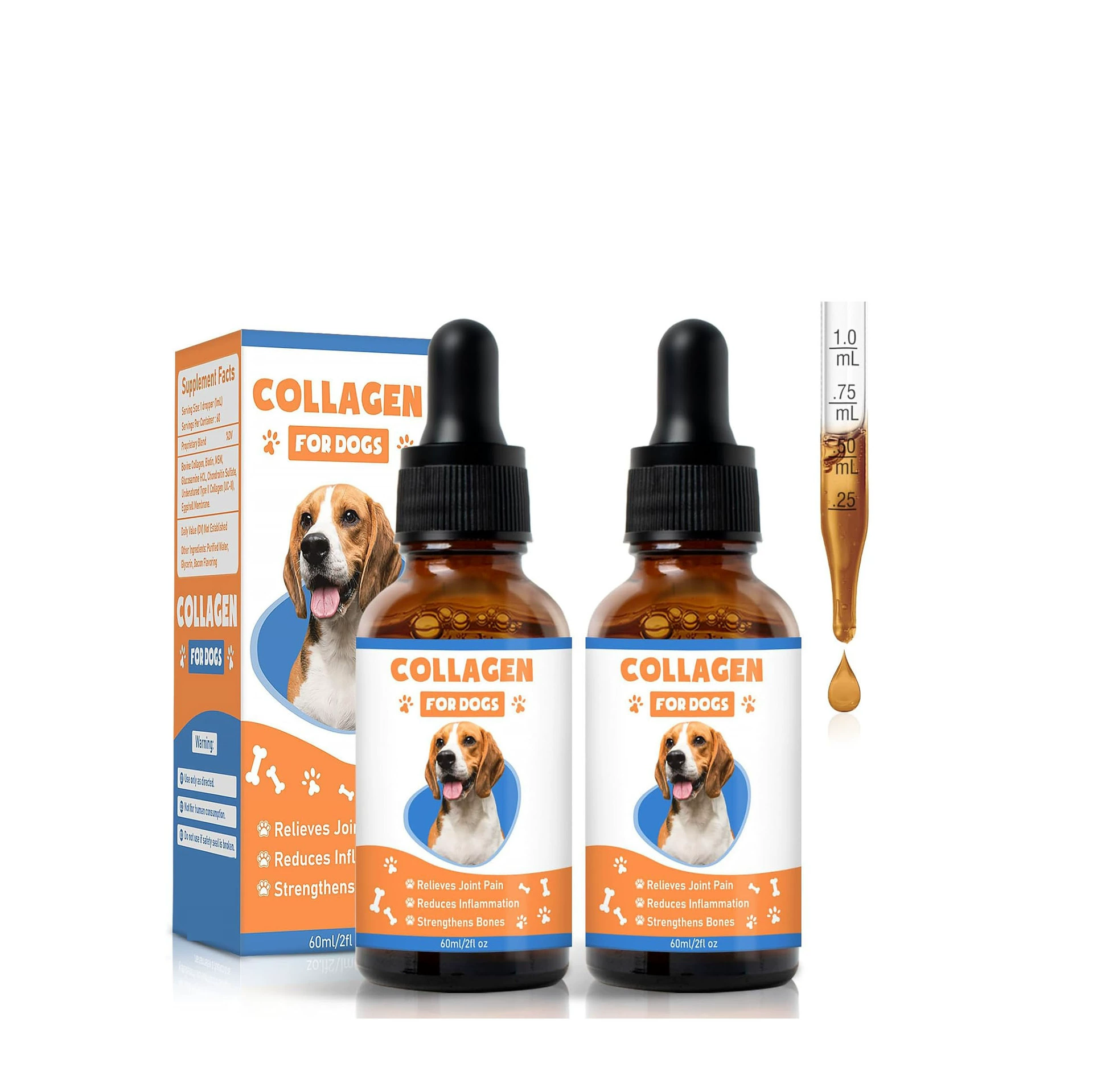 Трансграничная поставка капель с коллагеном для собак. Прямые продажи от производителя капель с коллагеном для собак. Возможен OEM.