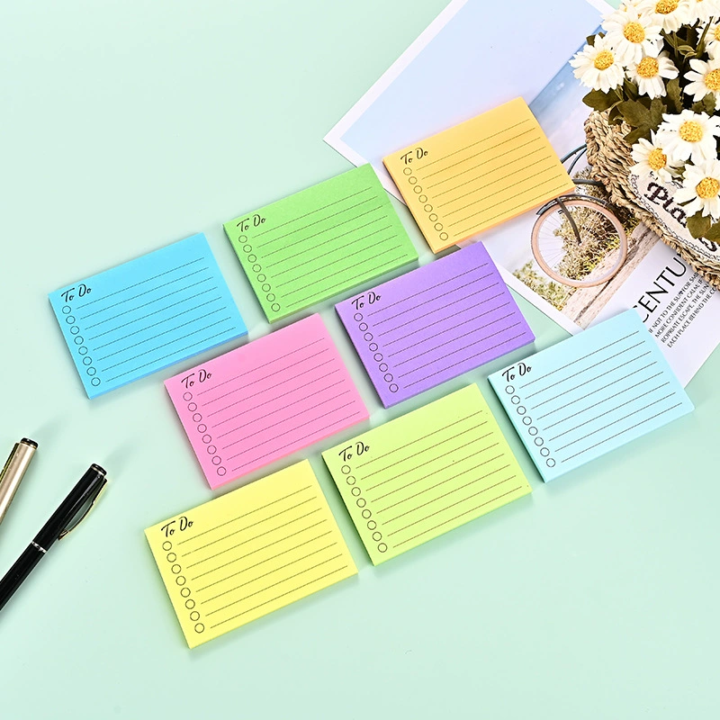 День и дневной цвет Ins wind high -level sense of convenience and sticky sticky stick N times the student stationery can tear the message to sign the book