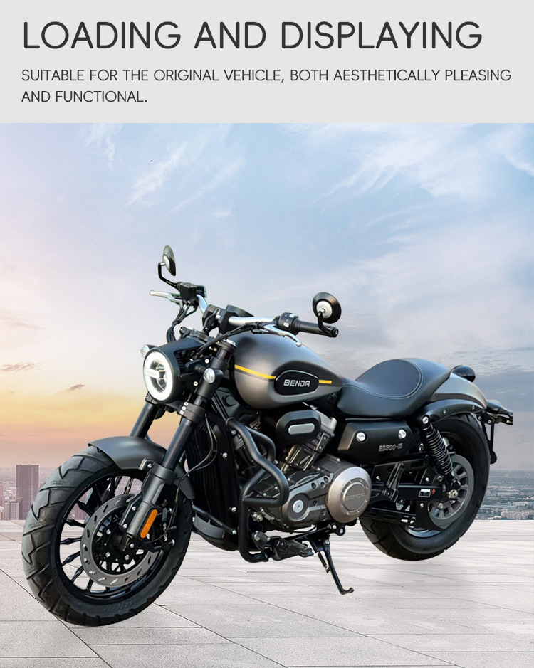 Suitable for Benda Grey Stone 300 crash bars, anti-collision bumpers, foldable backrest, rear rack side bags, anti-fall protection modification