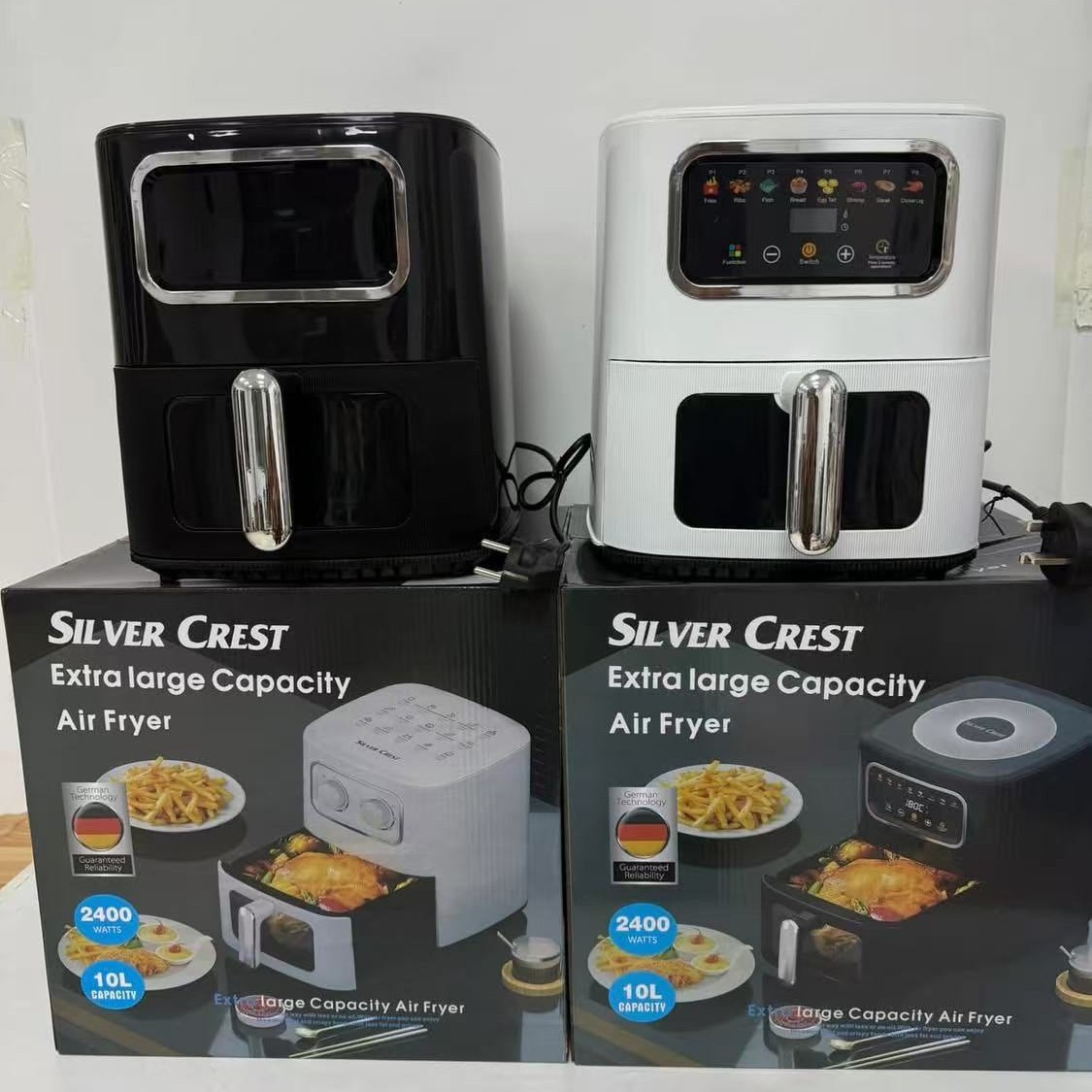 Airfryer Export Visual 10L Large Capacity Smart Computer Household Multi-Functional Oil-Free Air Fryer