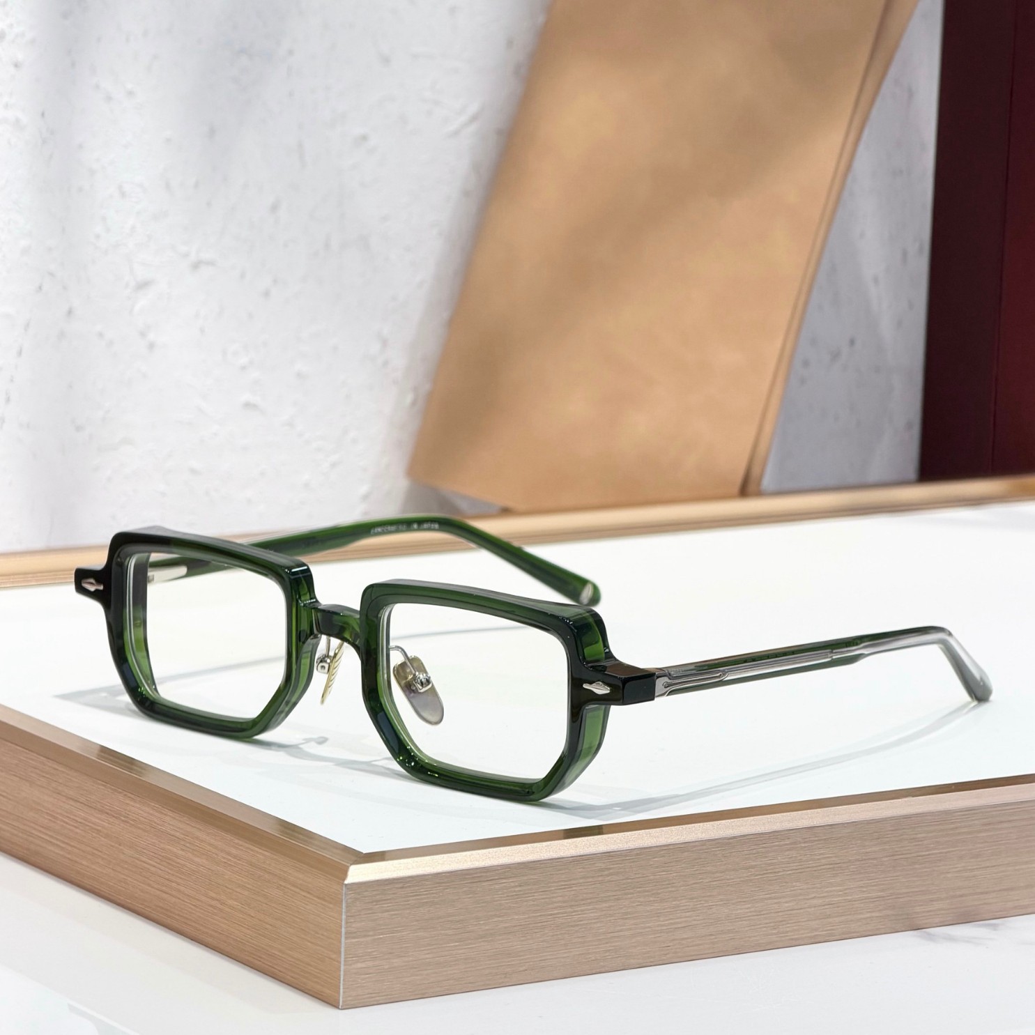 Jmm Astaire Cross-Border Fashion Square Cellulose Acetate Glasses Frame Personalized Retro Handmade Optical Glasses