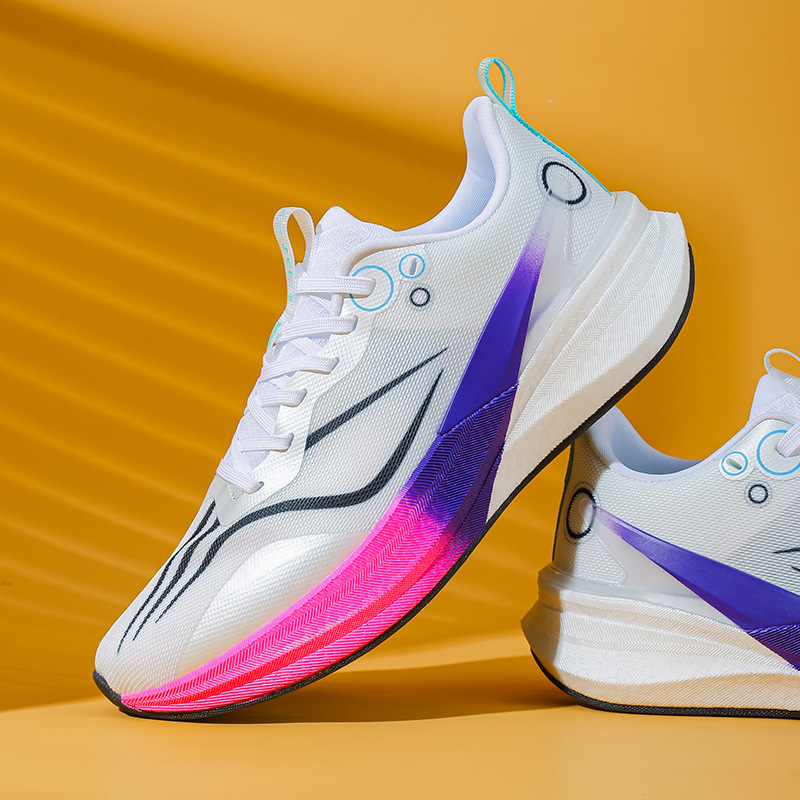 Zapatillas para correr Feidian 5E 2025 nuevas zapatillas para correr de entrenamiento deportivo zapatos de carreras de tablero de carbono de alta elasticidad con absorción de impactos para hombres