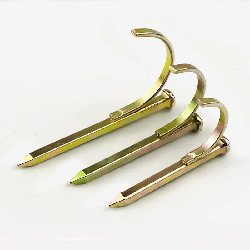 Tubo de agua al por mayor clavo de gancho tubo PPR clavo fijo clavo de tarjeta de tubo 4 puntos 6 puntos 1 pulgada clavo de gancho