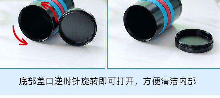 Aluminum Alloy Household Large Ashtray with Lid, Large Heightened High-End Enclosed Car Ashtray