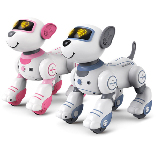 Intelligent robot dog for children, electric puppy toy, dog walking, barking, programming stunts, singing and dancing robot