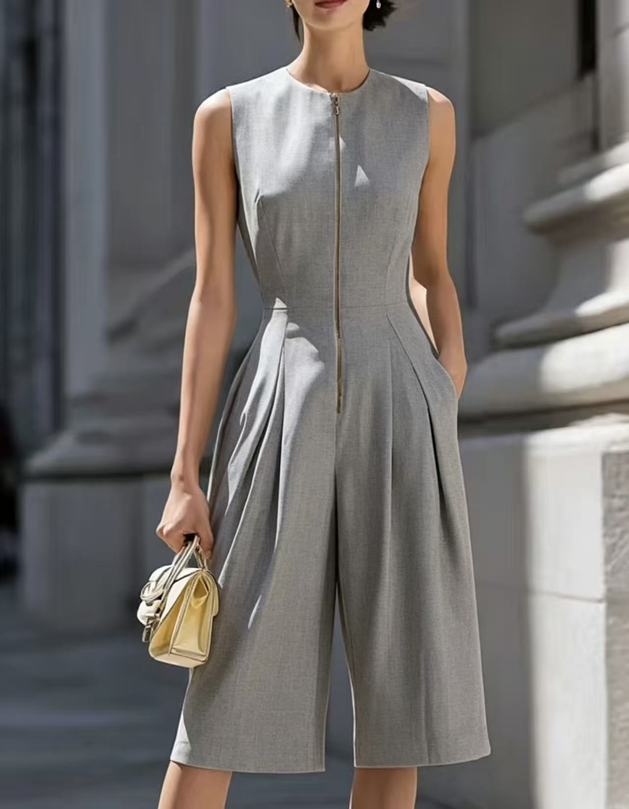 2026 Europa y los Estados Unidos transfronterizos Amazon Europa y los Estados Unidos ropa de mujer tendencia temperamento de moda comercio exterior viajeros mono mono mono pantalones de piernas anchas