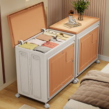 衣服收纳箱大容量超大整理箱带轮折叠卧室衣物被子储物柜可折叠
