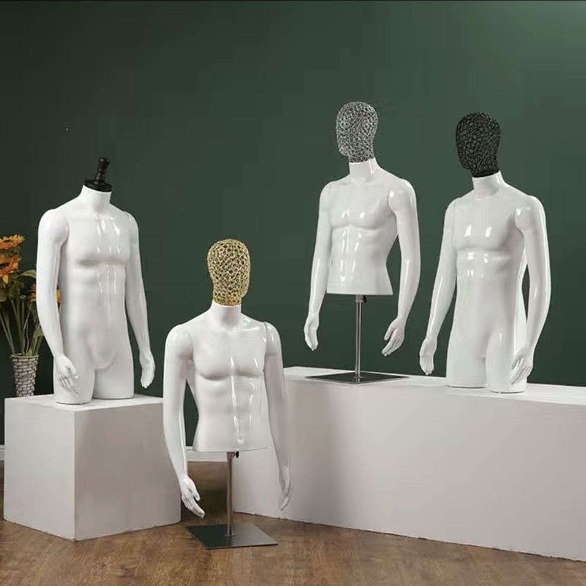 Modelo humano de busto modelo de ropa de cuerpo humano maniquí de busto simulación de ropa de cuerpo humano modelo de televisión masculino props image 1