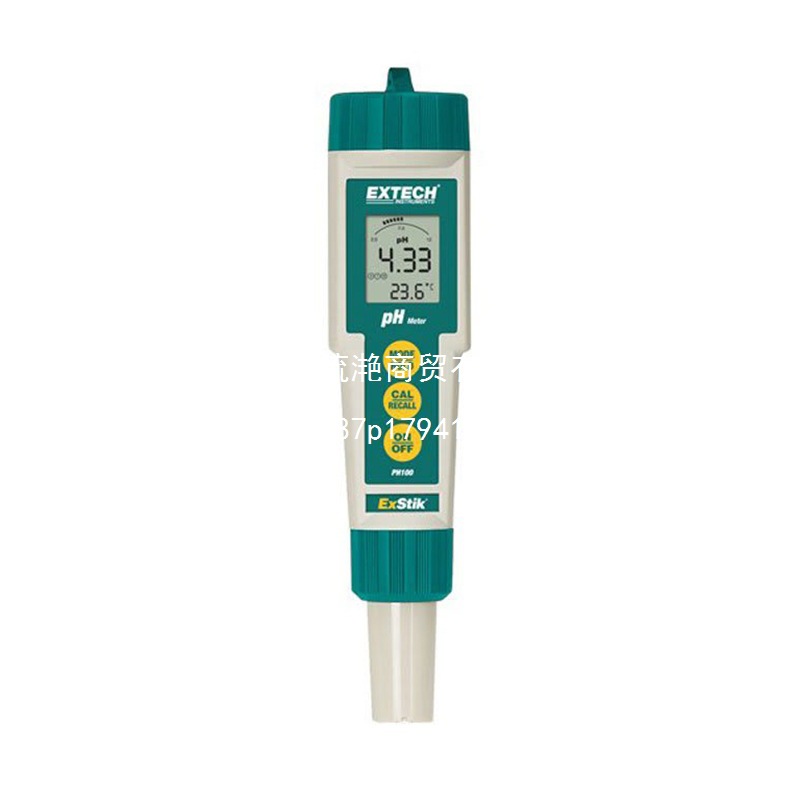 Extech PH100防水便携式pH计 准测量至关重要