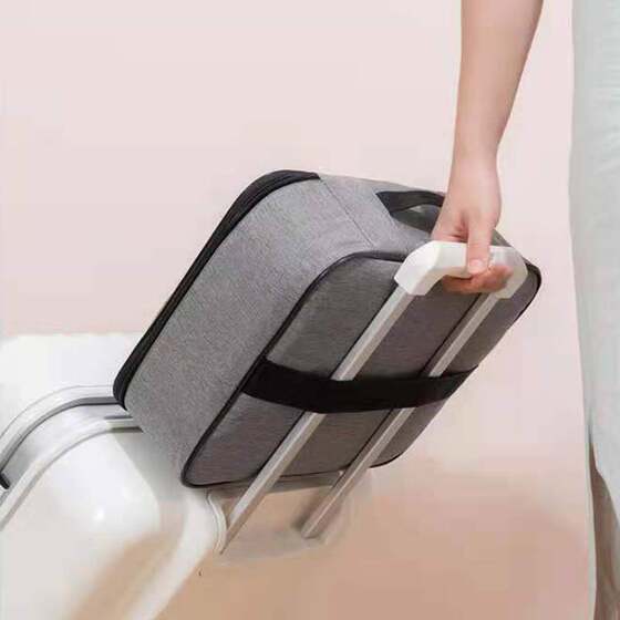 Certificate Storage Bag Card Bag Household Large Capacity File Bag Passport Document Oxford Cloth Travel Storage Bag Handbag