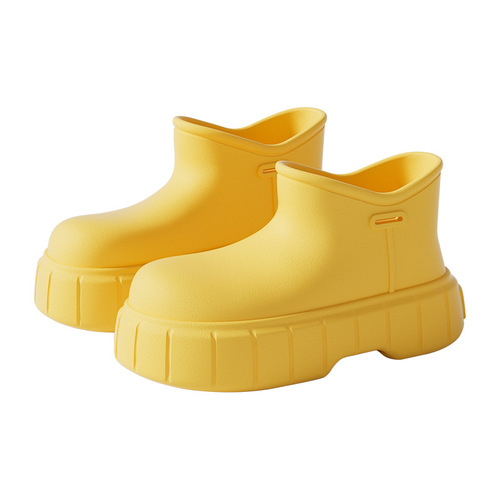 Qidan Shoe Factory outdoor rain boots for women summer ins fashion new versatile rain boots soft sole removable water shoes