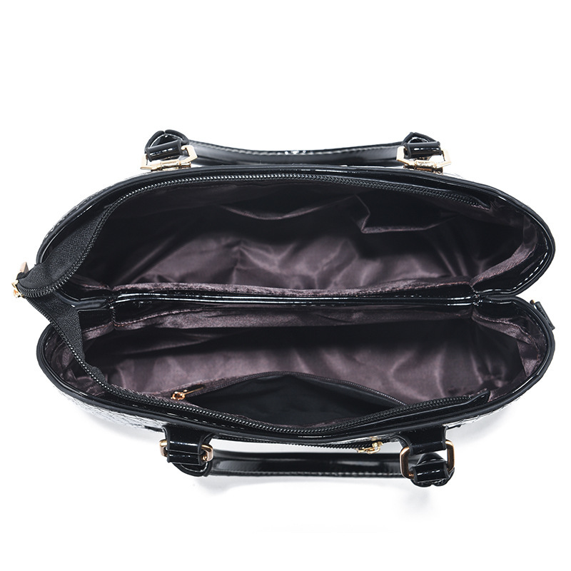 [Bolso de mujeres de Shichen] Otoño Invierno 2023 temperamento bolso de mano de gran capacidad bolso de mujer con patrón de cocodrilo bolso de hombro