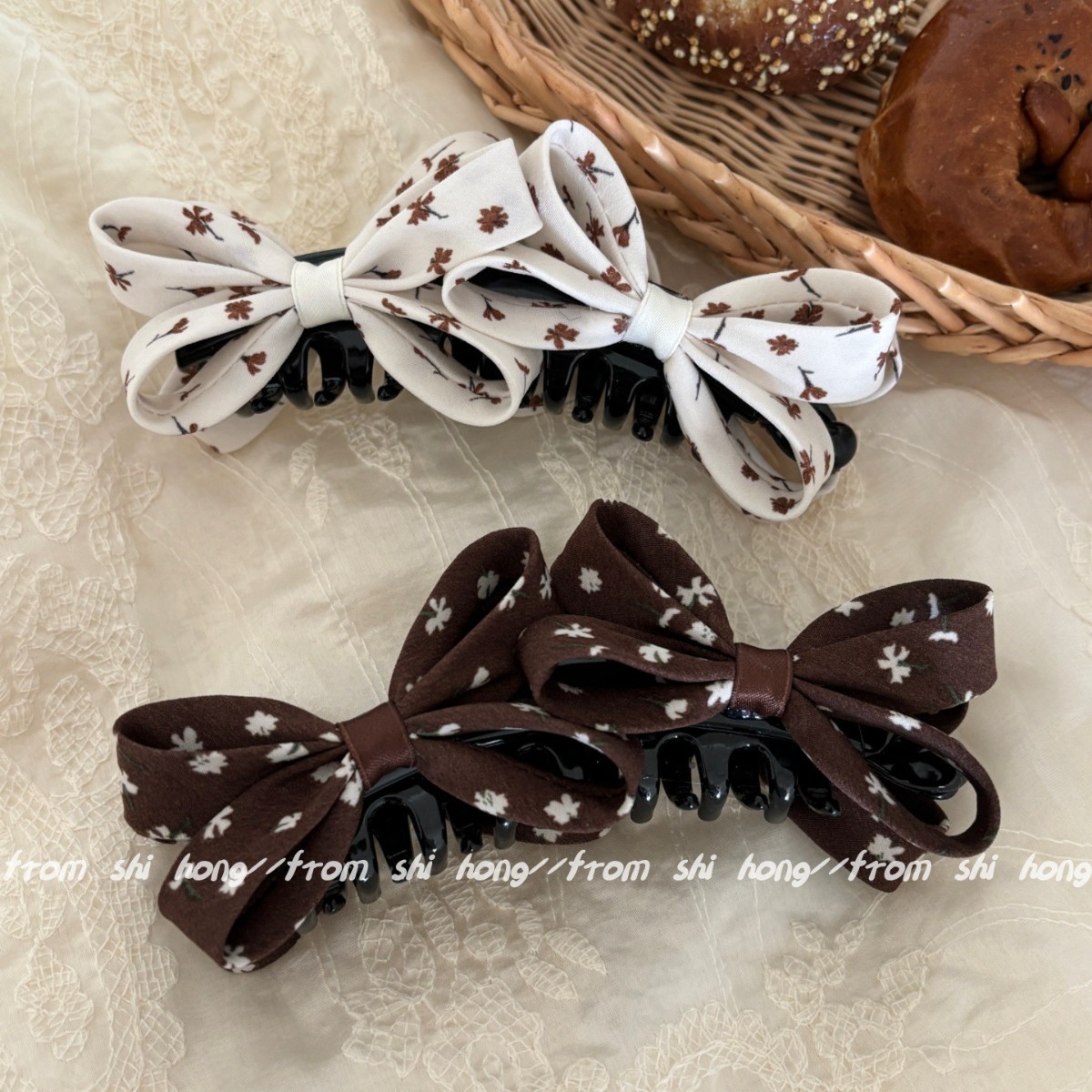 Große Haarspangen Für Dickes Haar Vintage Blumen Design_voghion.com