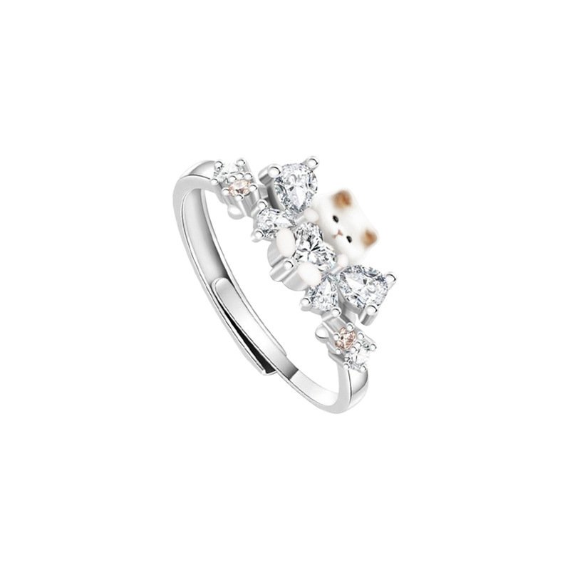 Jz-835-cat lover ring-women's model