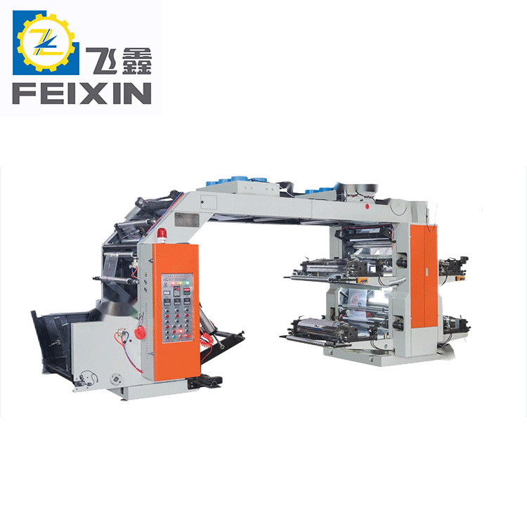 4色卷筒纸印刷机 森创高速卷筒纸张印刷机 柔版印刷机械森创制造