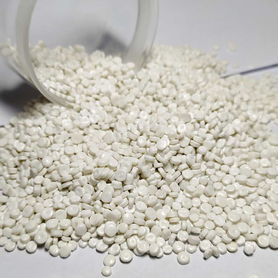 Polywood级 白色再生HDPE颗粒 食品级接触认证 庭院家具安全耐用