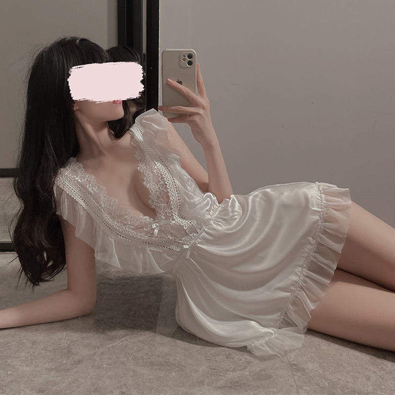 화이트[잠옷+T바지]
