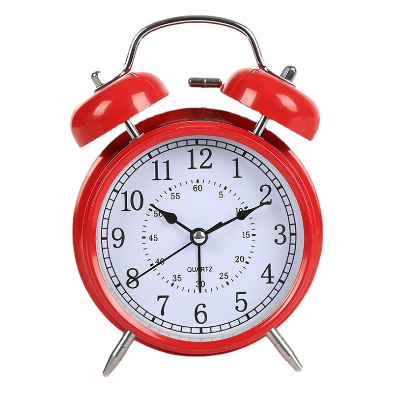 Suministro directo de fábrica 4 pulgadas reloj digital estudiante hogar inteligente alarma reloj de noche escritorio metal decoración pequeño despertador