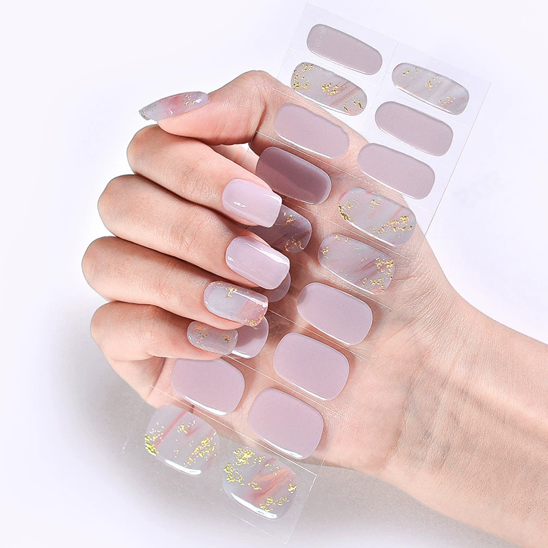 Набор для ногтей XT Gel с наклейками, искусственные ногти и лак для ногтей