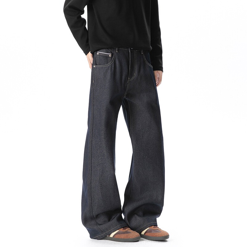 2026 Autumn New Men's Jeans with Adjustable Back Waist, Paris Buckle, Lyocell 2021M Model, High-Quality and Affordable Original Jeans 2026 Autumn New Men's Jeans with Adjustable Back Waist, Paris Buckle, Lyocell 2021M Model, High-Quality and Affordable Original Jeans