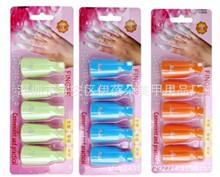 美甲用品批发卸甲夹套反复使用一盒5个工具免洗环保