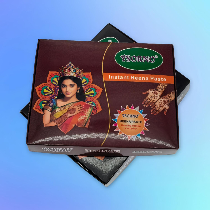 Henna Henna Cross-Border Tattoo Cream Semi-Coverage Waterproof Tattoo Cream Indian Hand-Painted Tattoo Cream Colorful Color Material