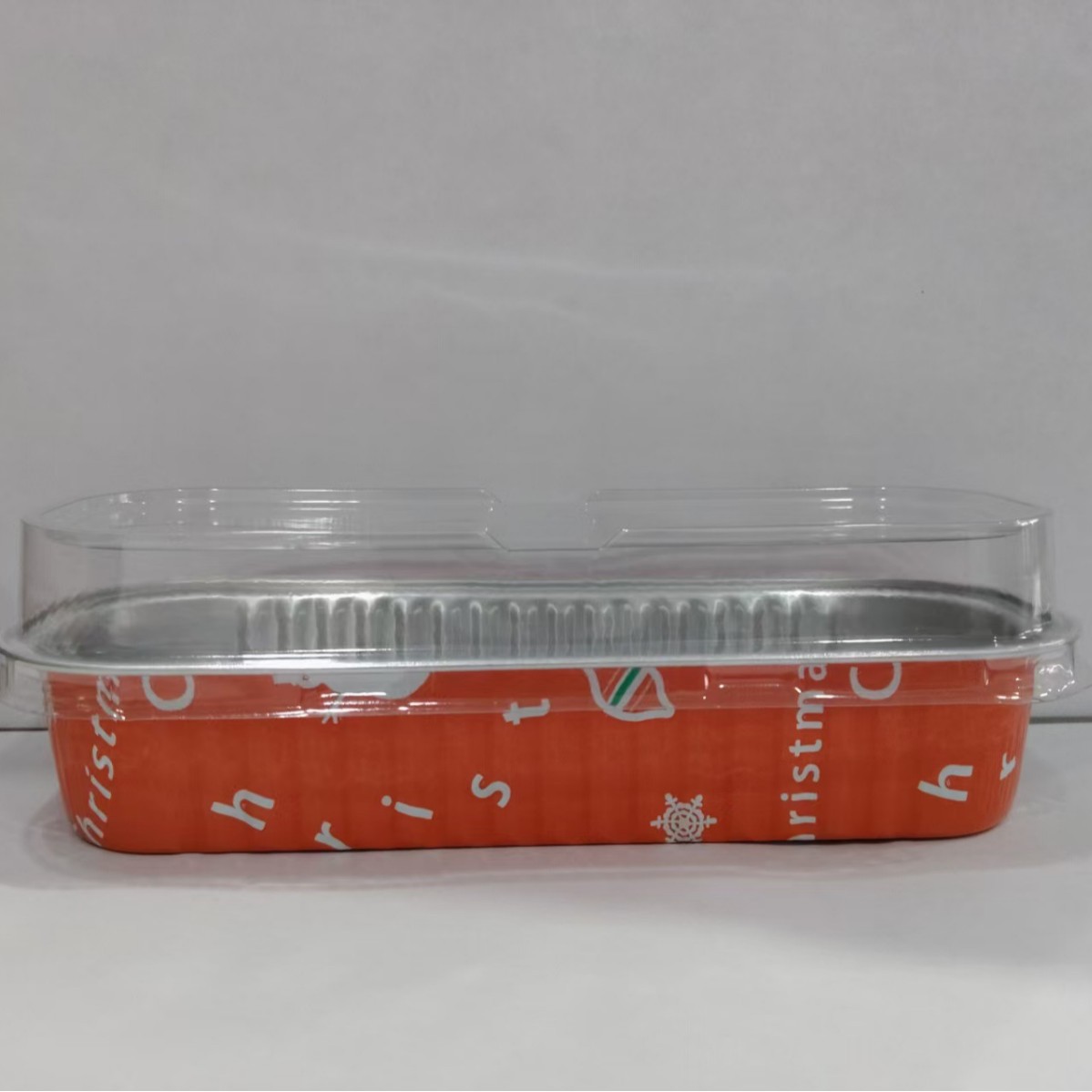 Engrosada papel de aluminio caja de papel de estaño barbacoa rectangular desechable queso patata dulce Sushi al horno Durian caja para hornear