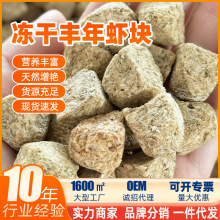 丰年虾块冻干新鲜鱼食小型热带鱼观赏鱼孔雀燕鱼慈鲷七彩孔雀鱼