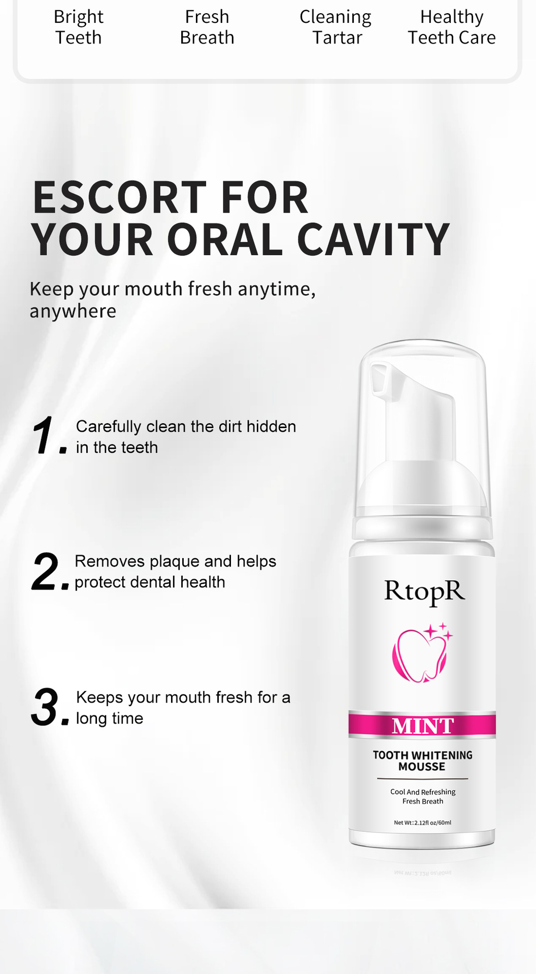 Letter Oral Care Products Simple Style Personal Care display picture 2