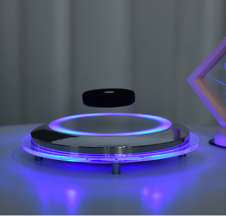 Magnetic Levitation Display Stand For Figurines, Jewelry, Creative Magnetic Levitation Trays, And Luminous Display Racks_maomaolike.com